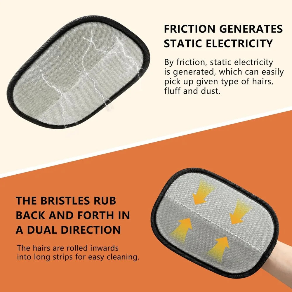 Pet Hair Removal Glove – Reusable & Gentle Grooming Tool